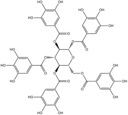 1,2,3,4,6-pentagalloylglucose