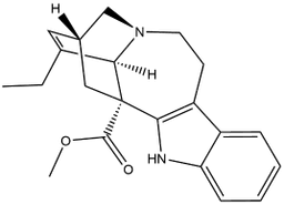 Catharanthine hemitartrate