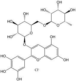 Delphinidin 3-rutinoside chloride