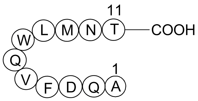 Glucagon (19-29), human