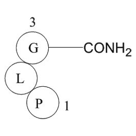Melanocyte stimulating hormone release inhibiting factor