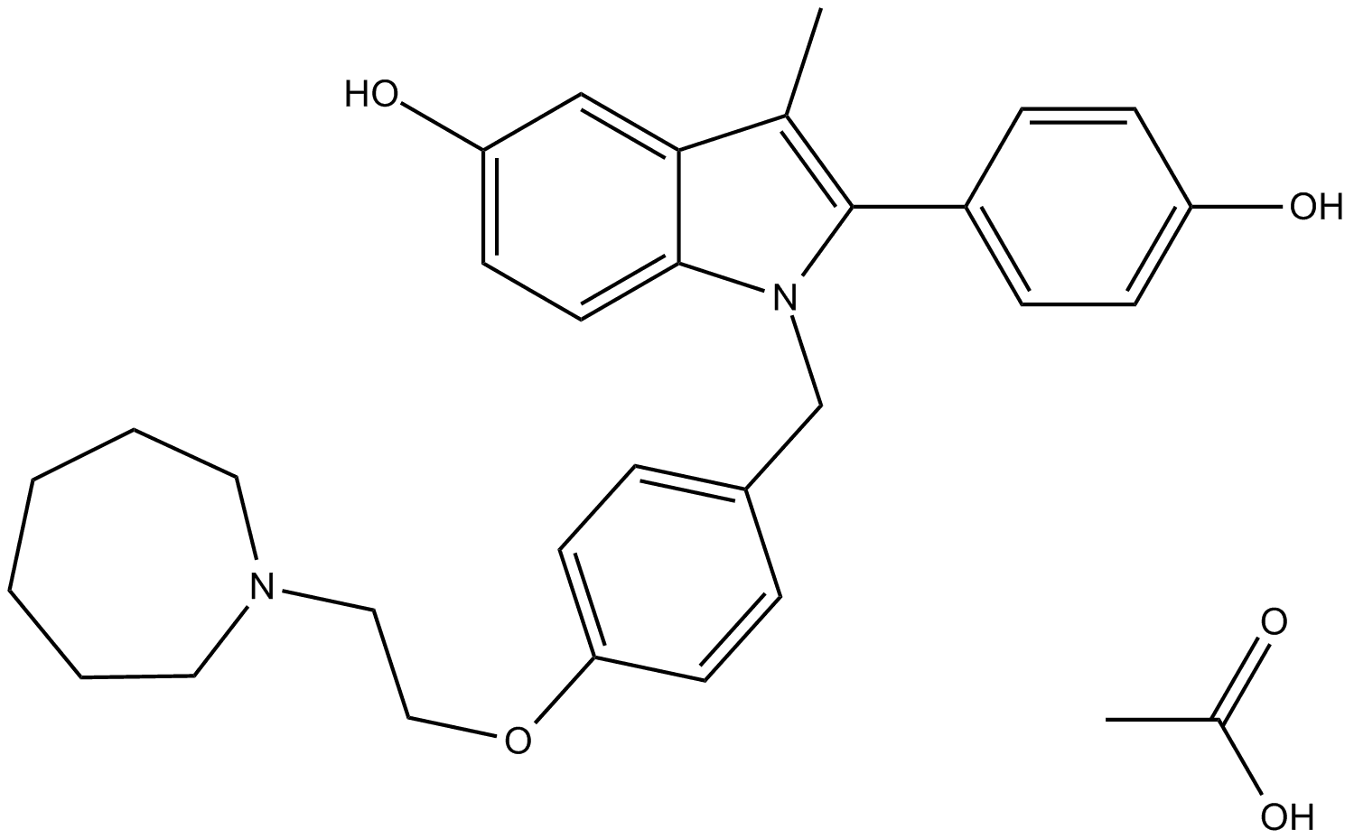 Bazedoxifene acetate