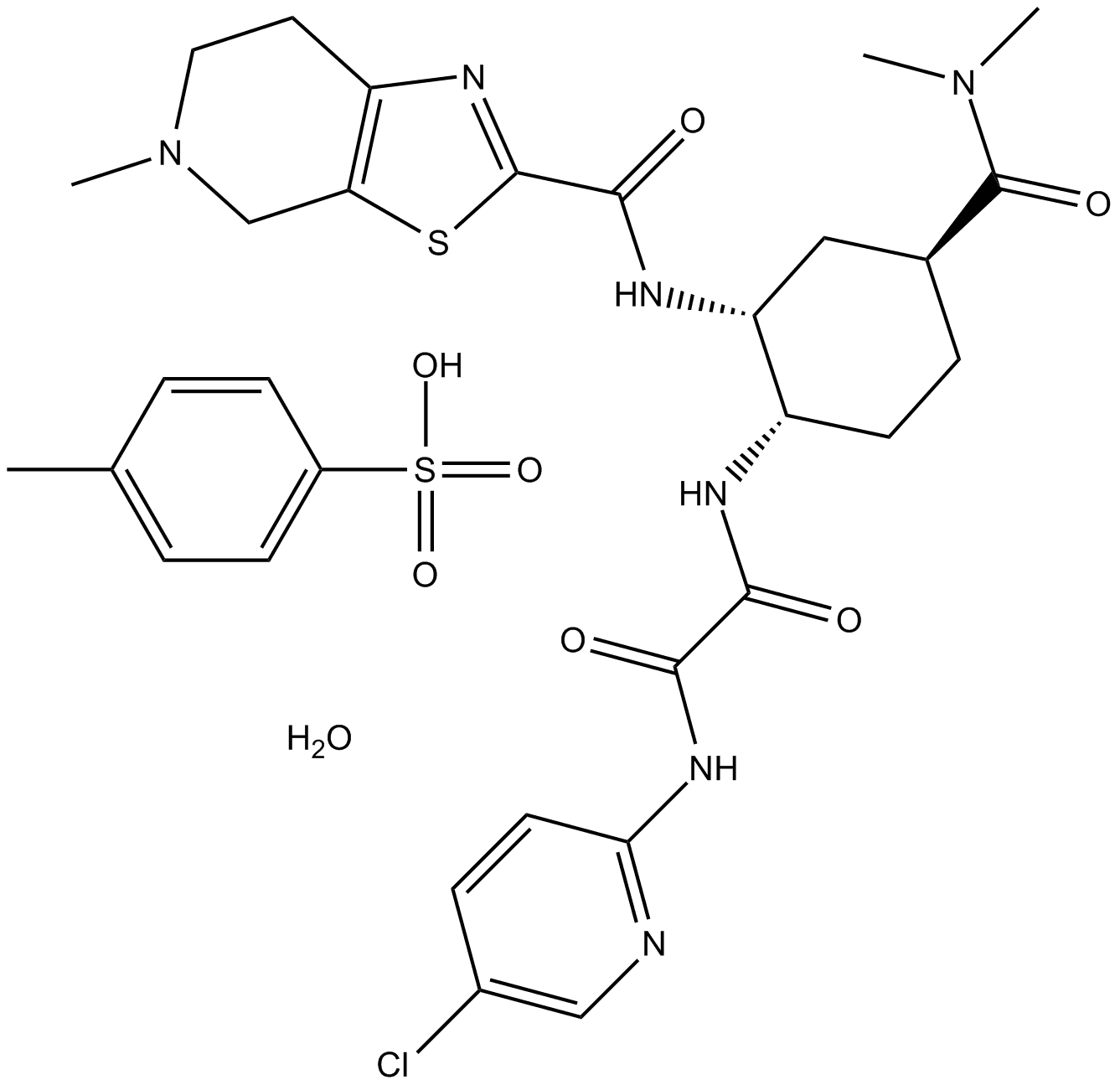 Edoxaban tosylate monohydrate