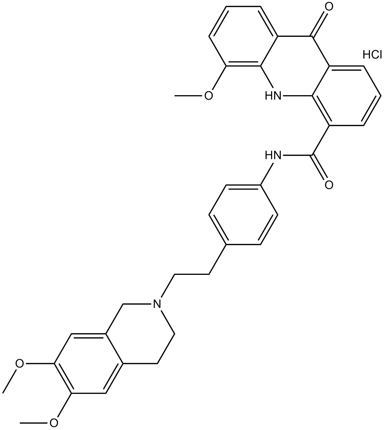 Elacridar hydrochloride