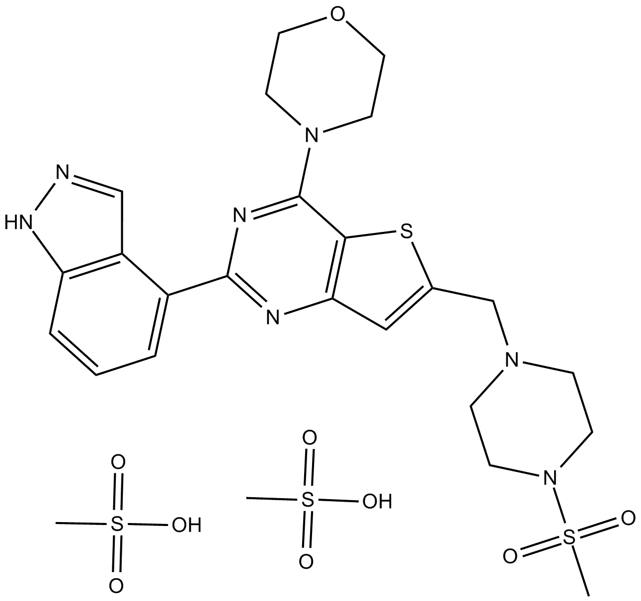 GDC-0941 dimethanesulfonate