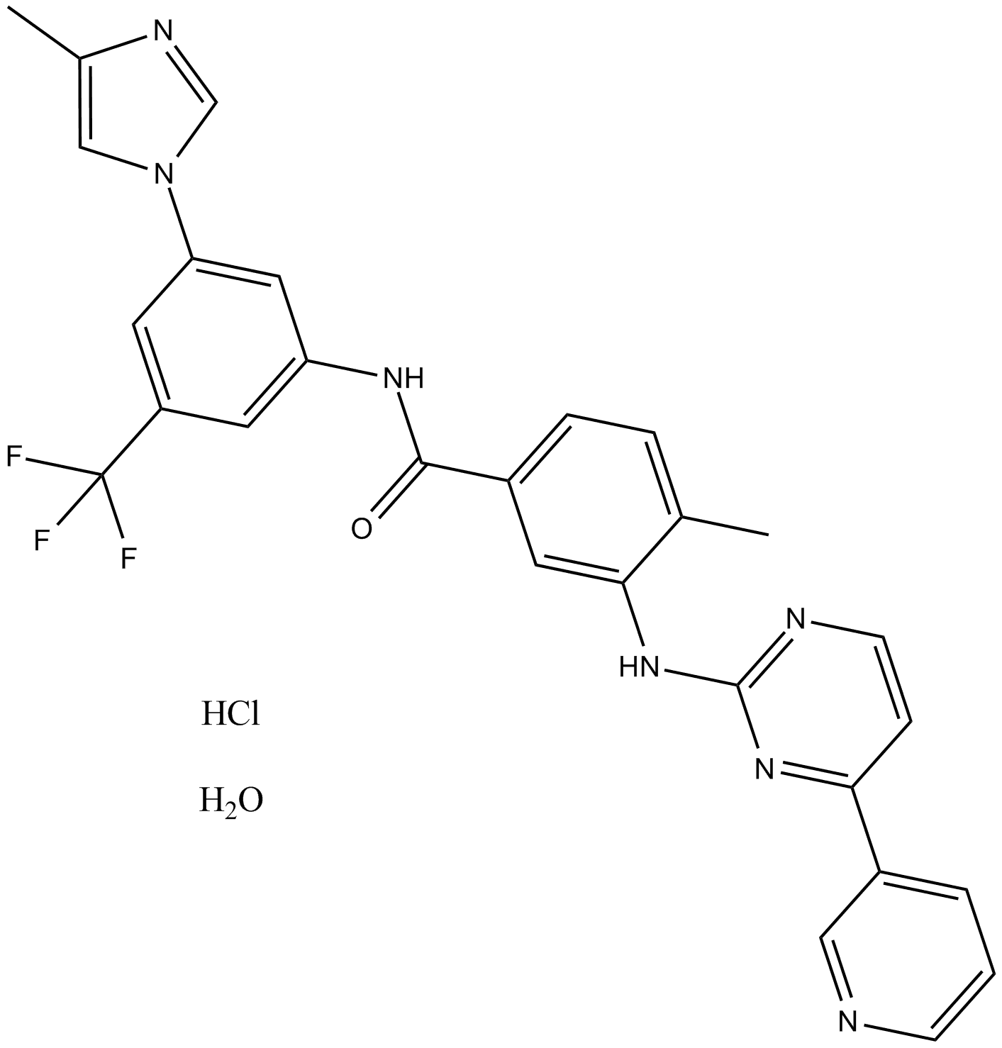 Nilotinib monohydrochloride monohydrate