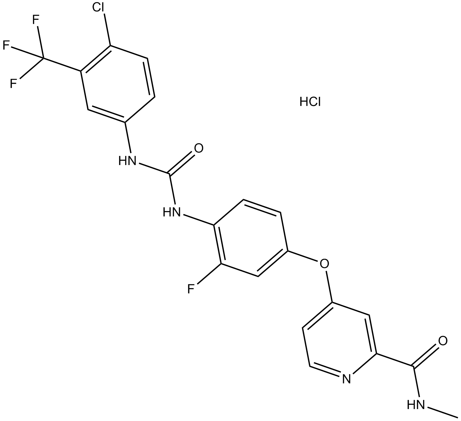 Regorafenib hydrochloride