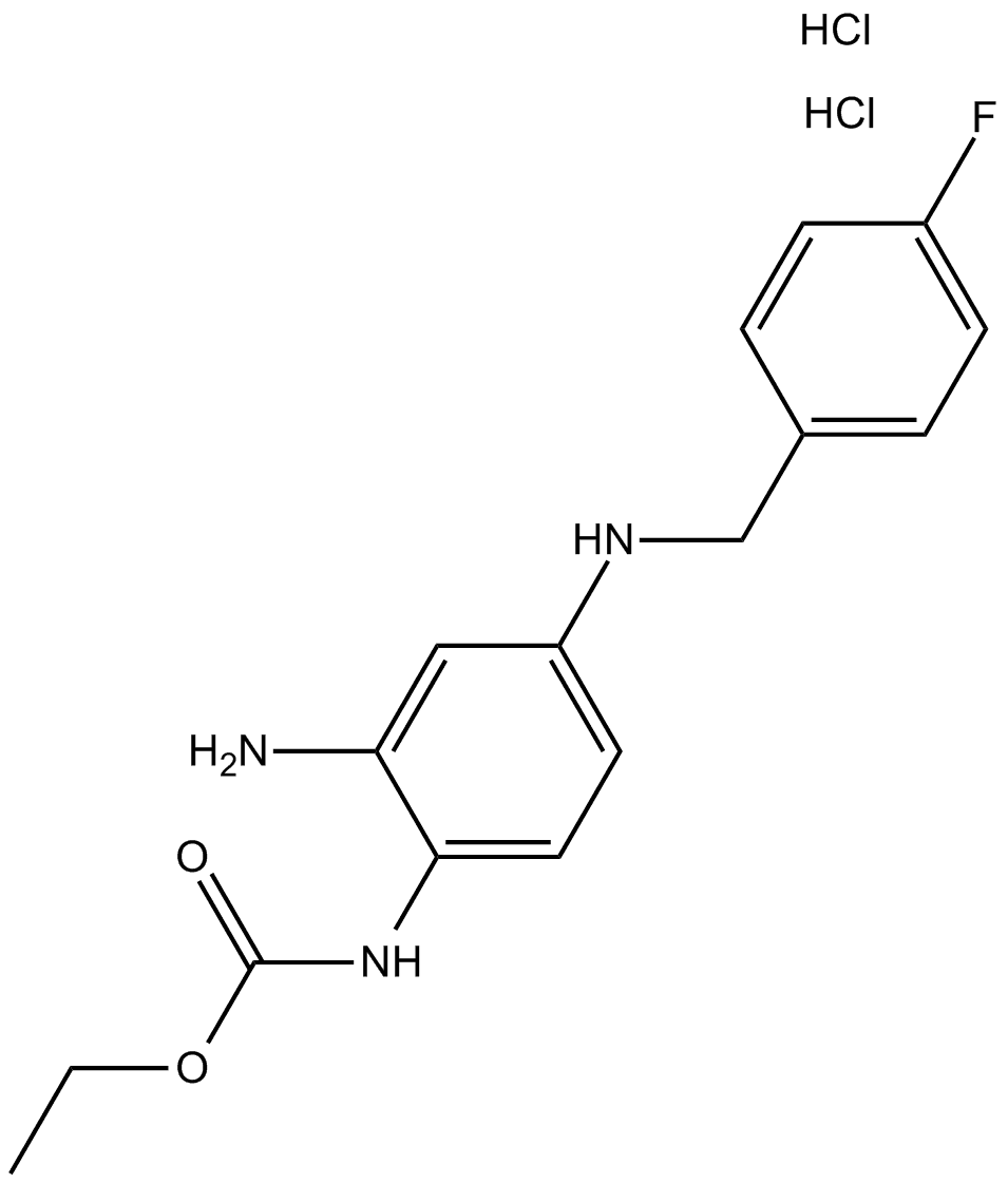 Retigabine dihydrochloride