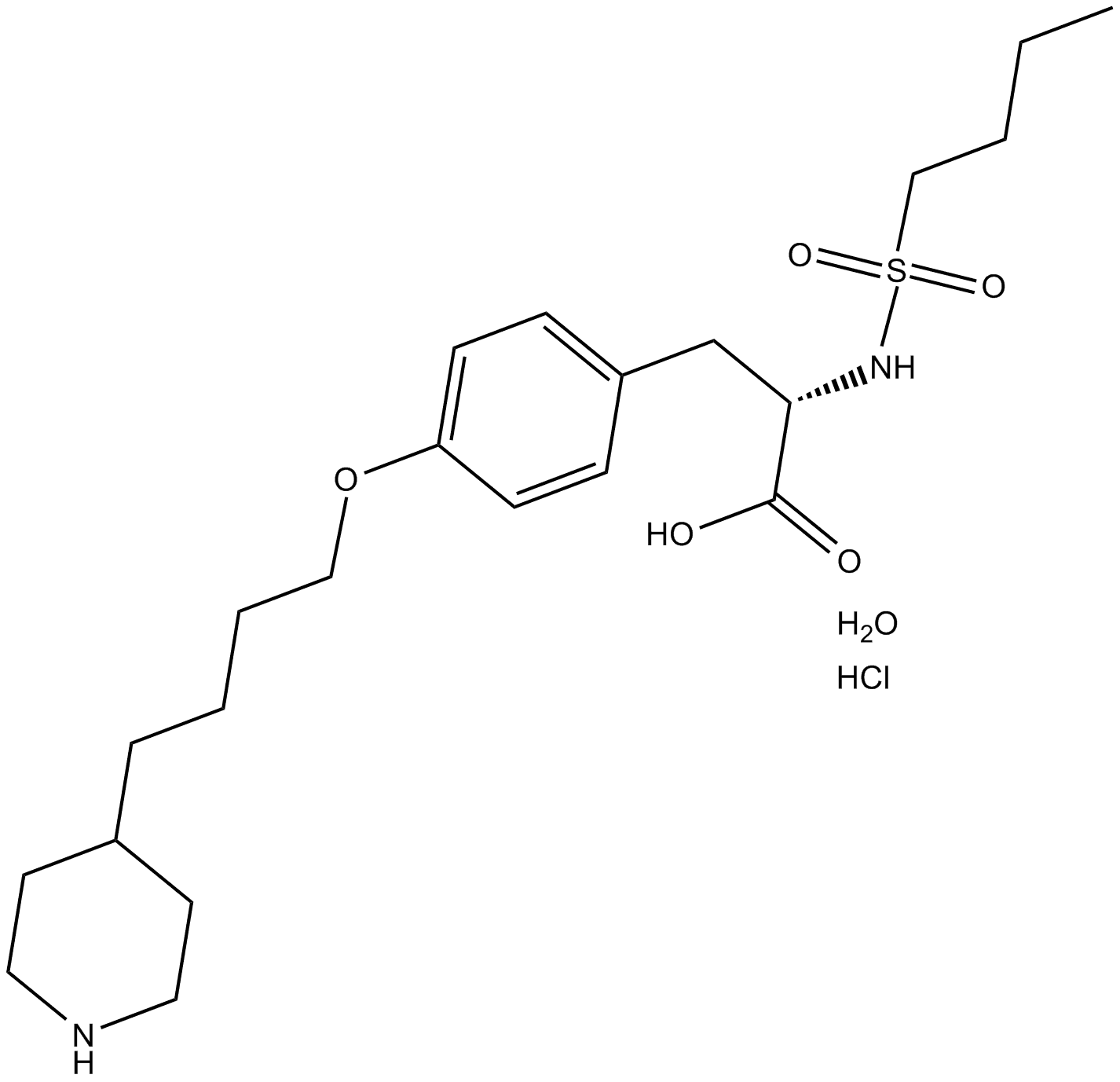 Tirofiban hydrochloride monohydrate