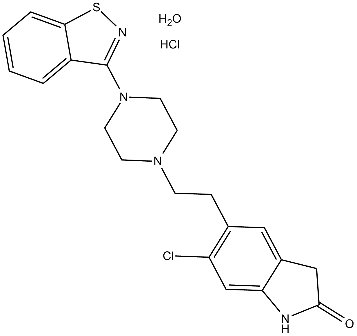 Ziprasidone hydrochloride monohydrate