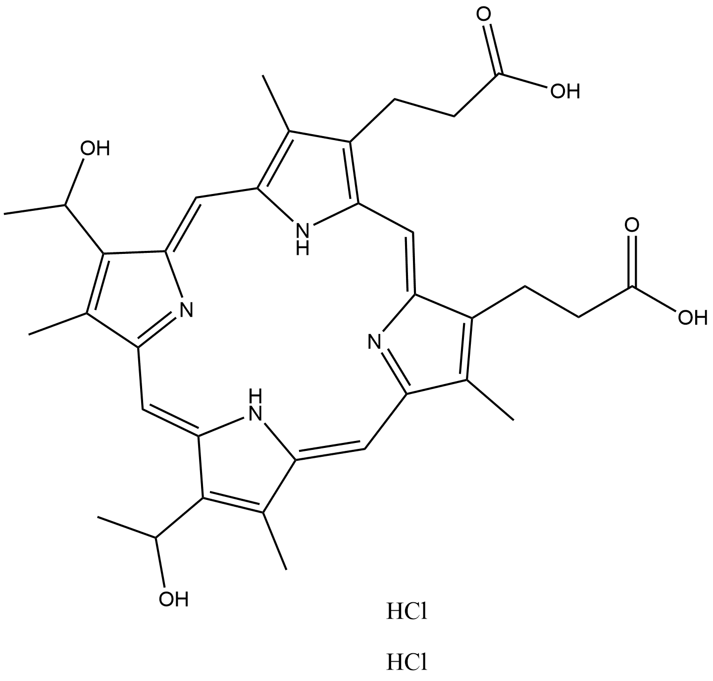 Hematoporphyrin dihydrochloride