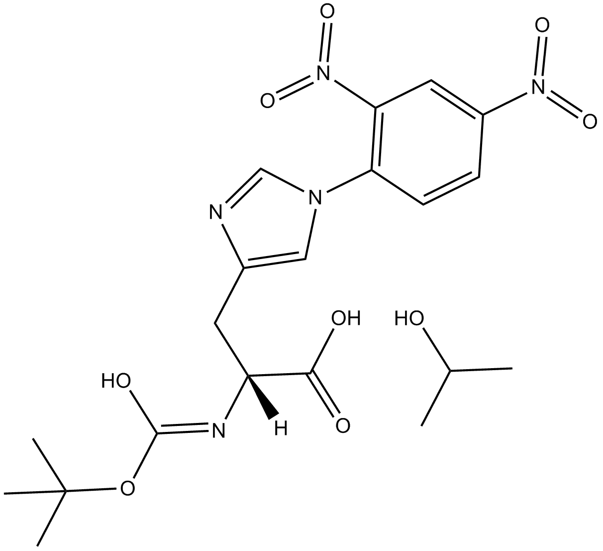 Boc-D-His(Dnp)-OH.IPA