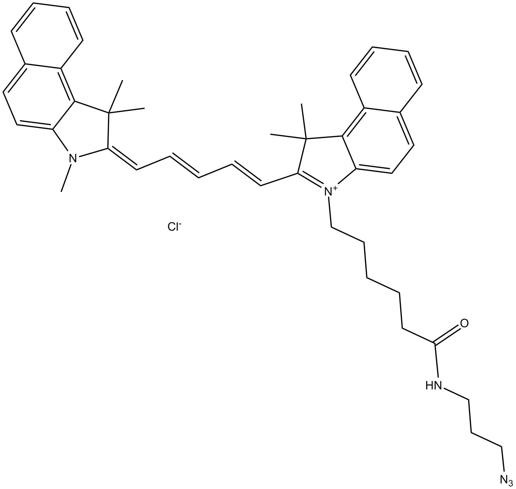 Cy5.5 azide (non-sulfonated)