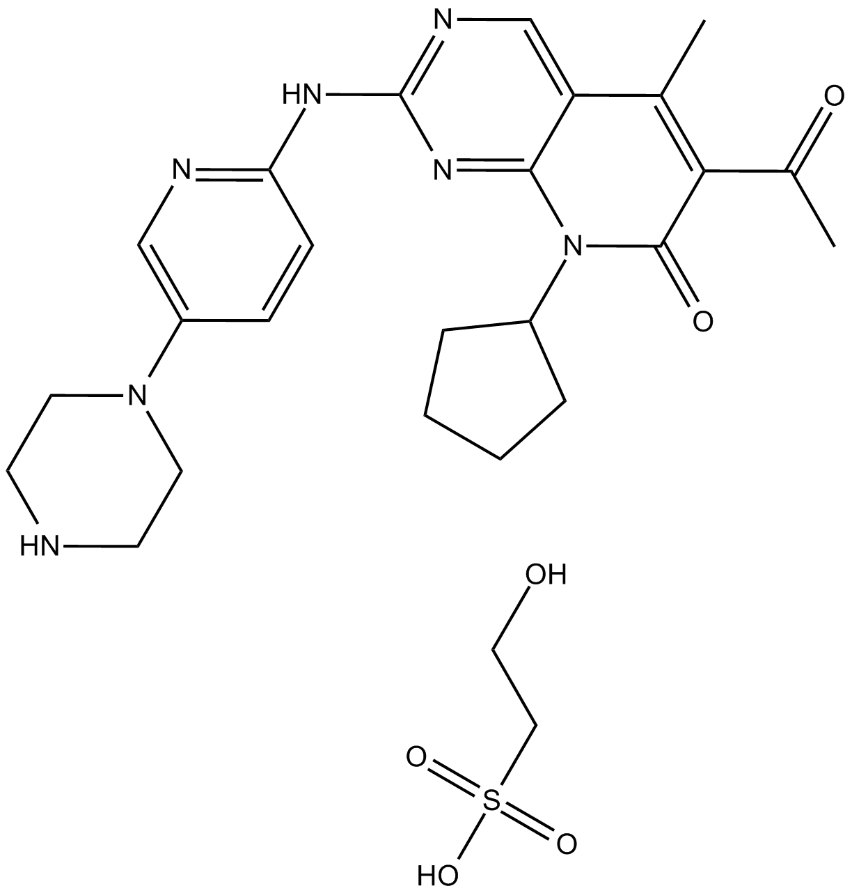 Palbociclib (PD0332991) Isethionate