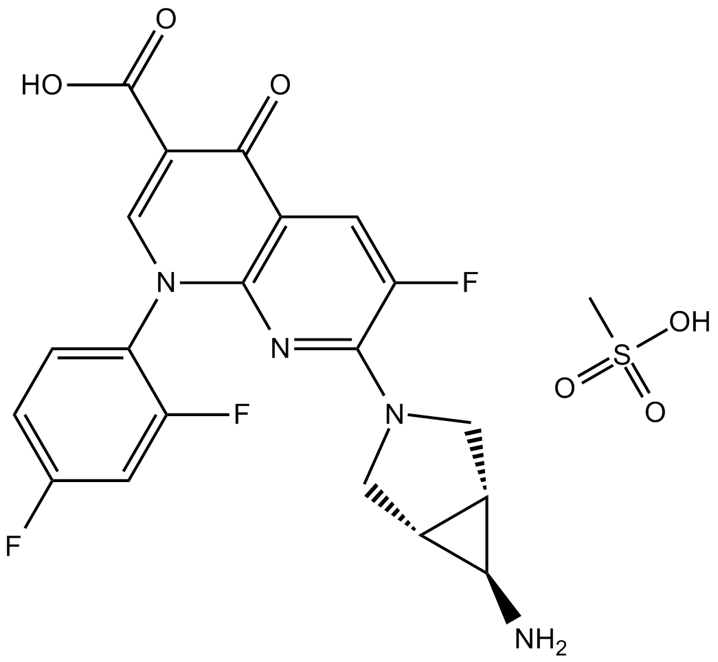 Trovafloxacin mesylate