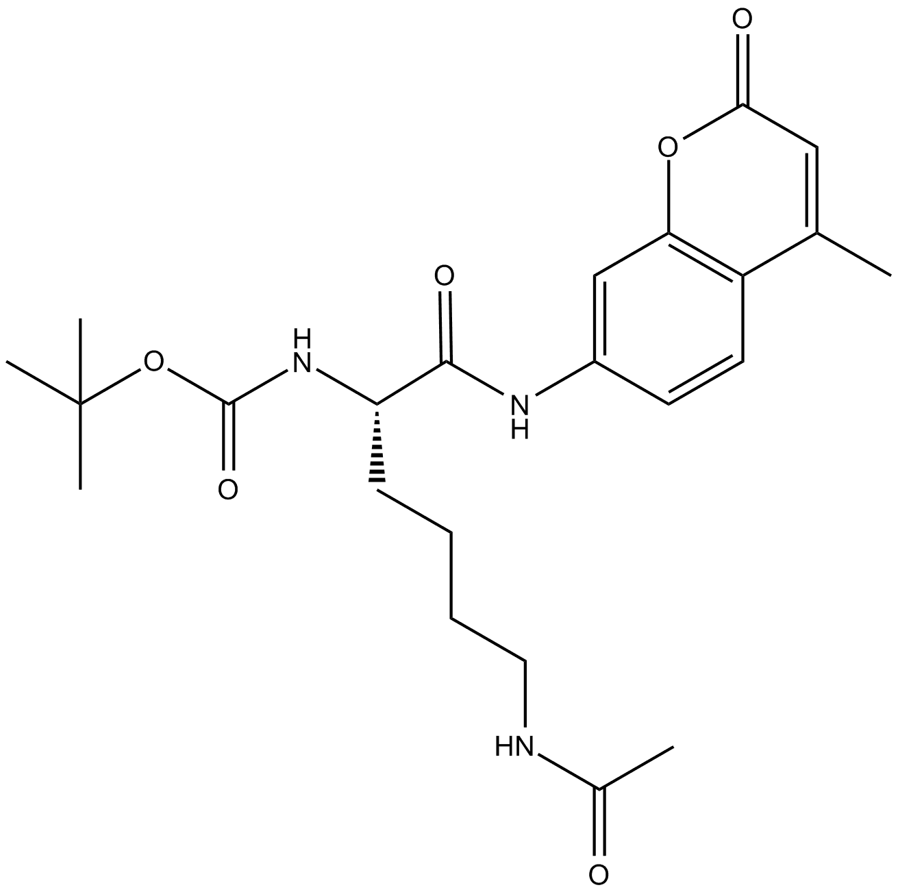 Boc-Lys(Ac)-AMC