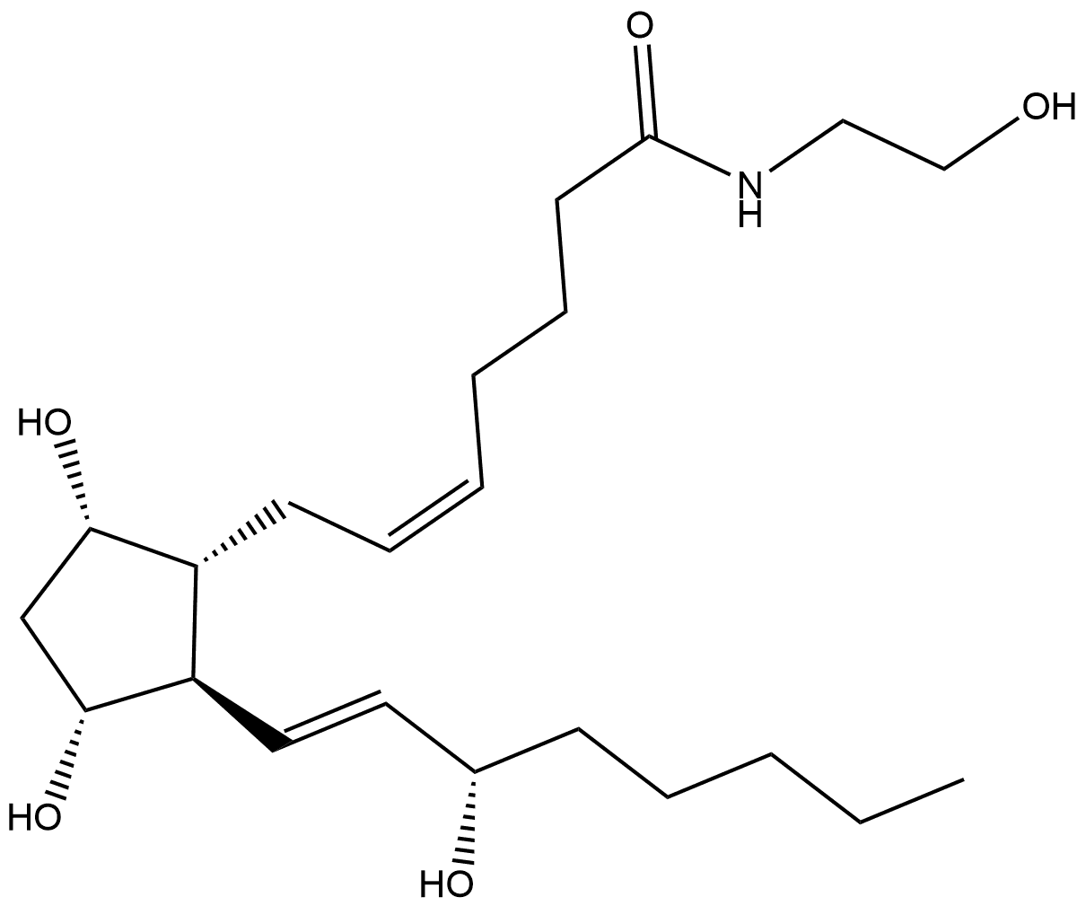 Prostaglandin F2α ethanolamide