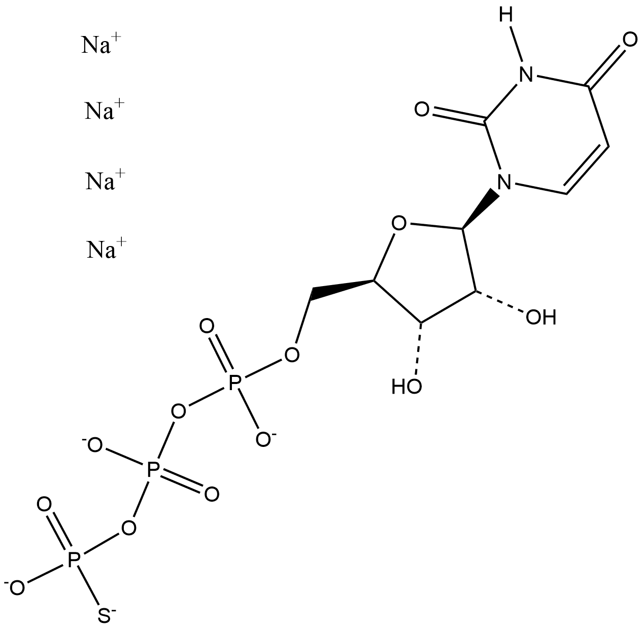 Uridine-5'-O-(3-thiotriphosphate) (sodium salt)