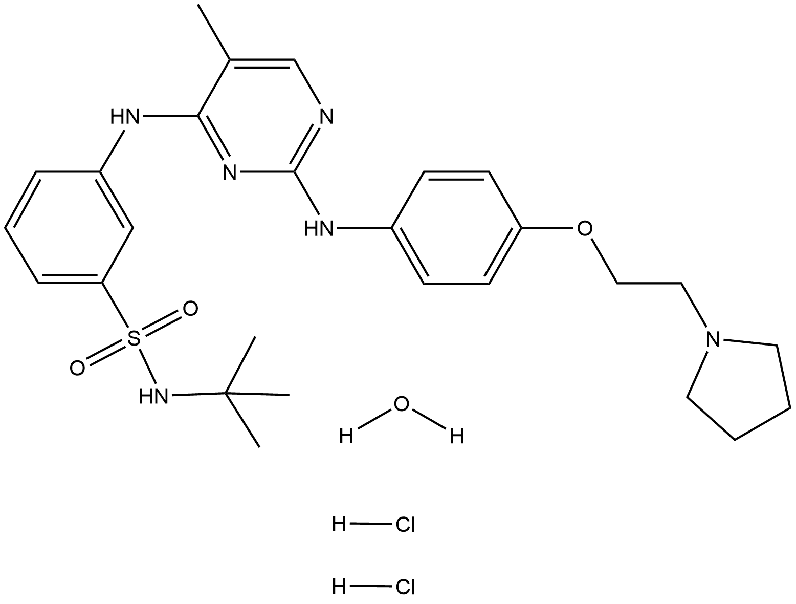 Fedratinib hydrochloride hydrate