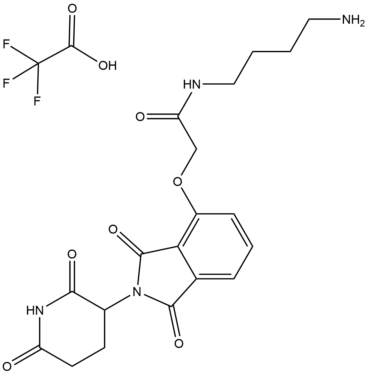 Thalidomide-O-amido-C4-NH2 TFA