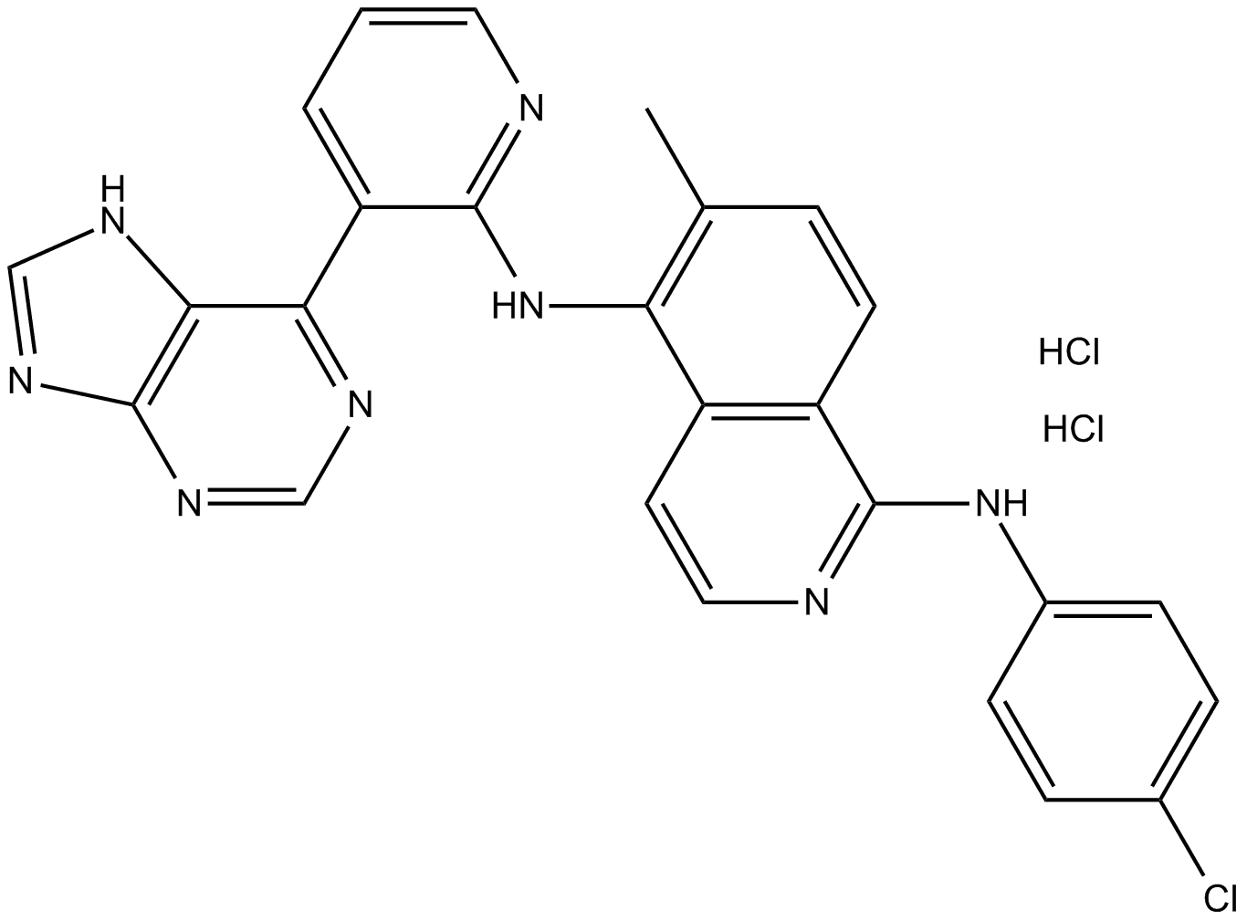 B-Raf inhibitor 1 dihydrochloride