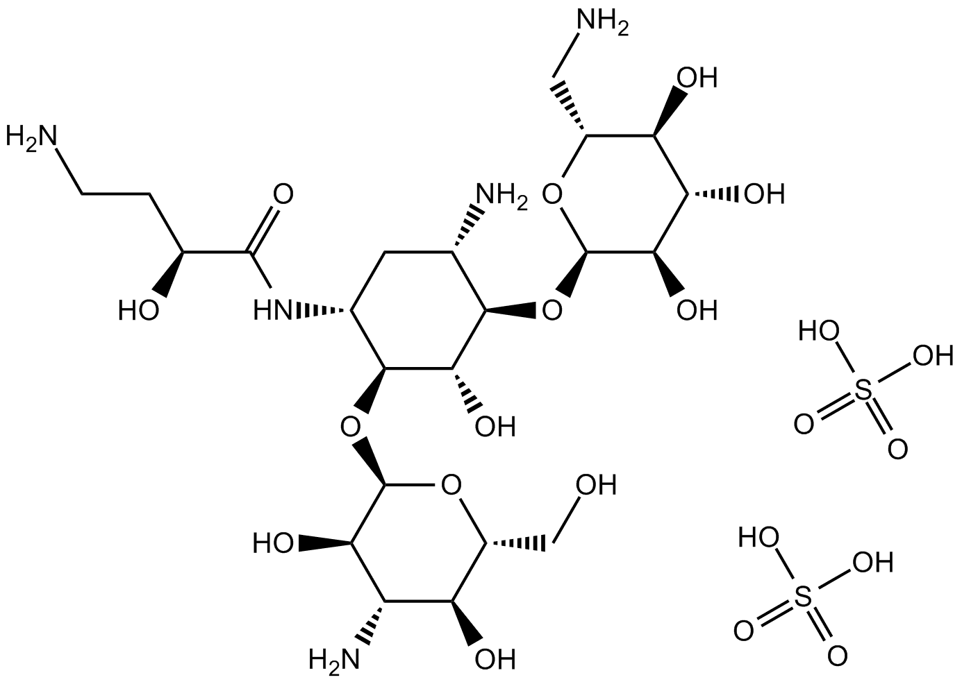 Amikacin disulfate