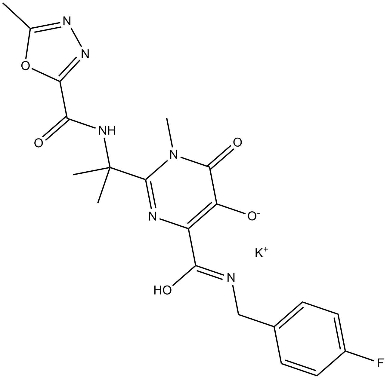 Raltegravir potassium salt