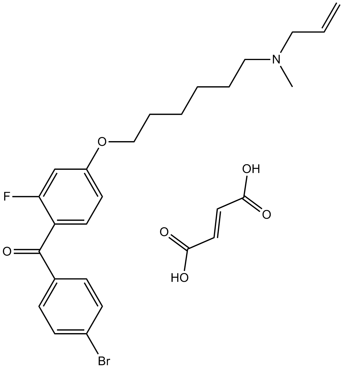 Ro 48-8071 fumarate