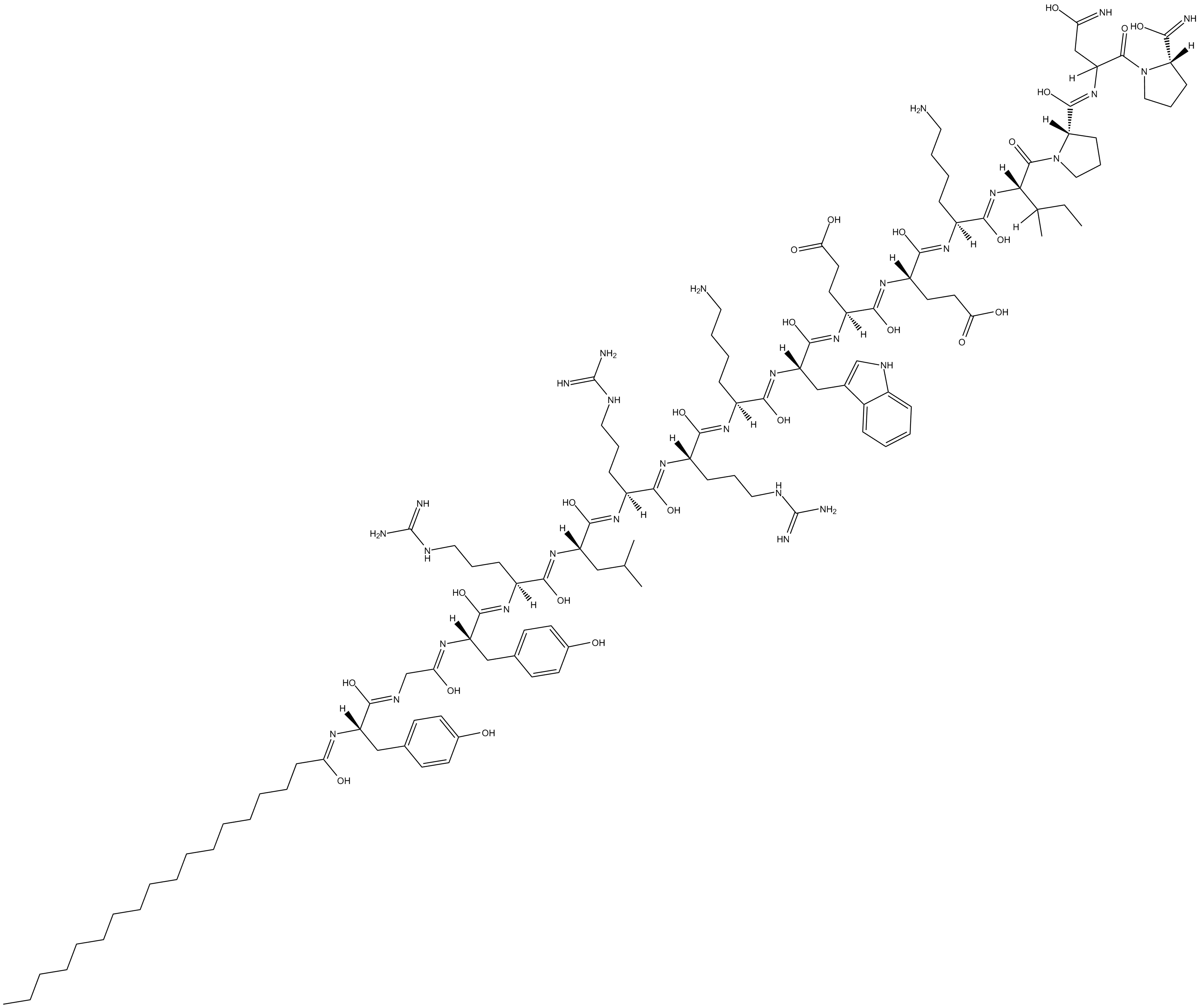 Lyn peptide inhibitor