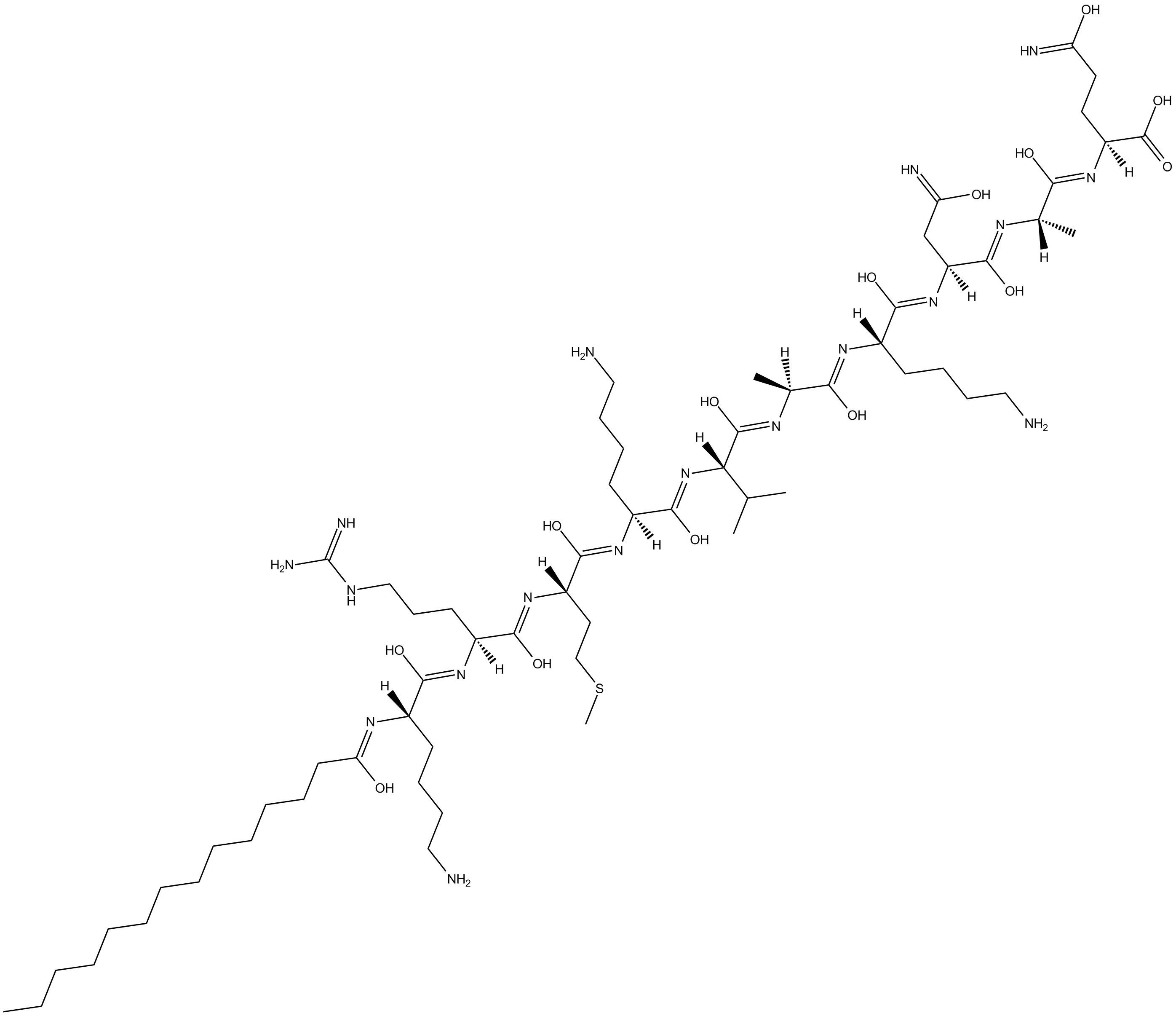Pep2m, myristoylated