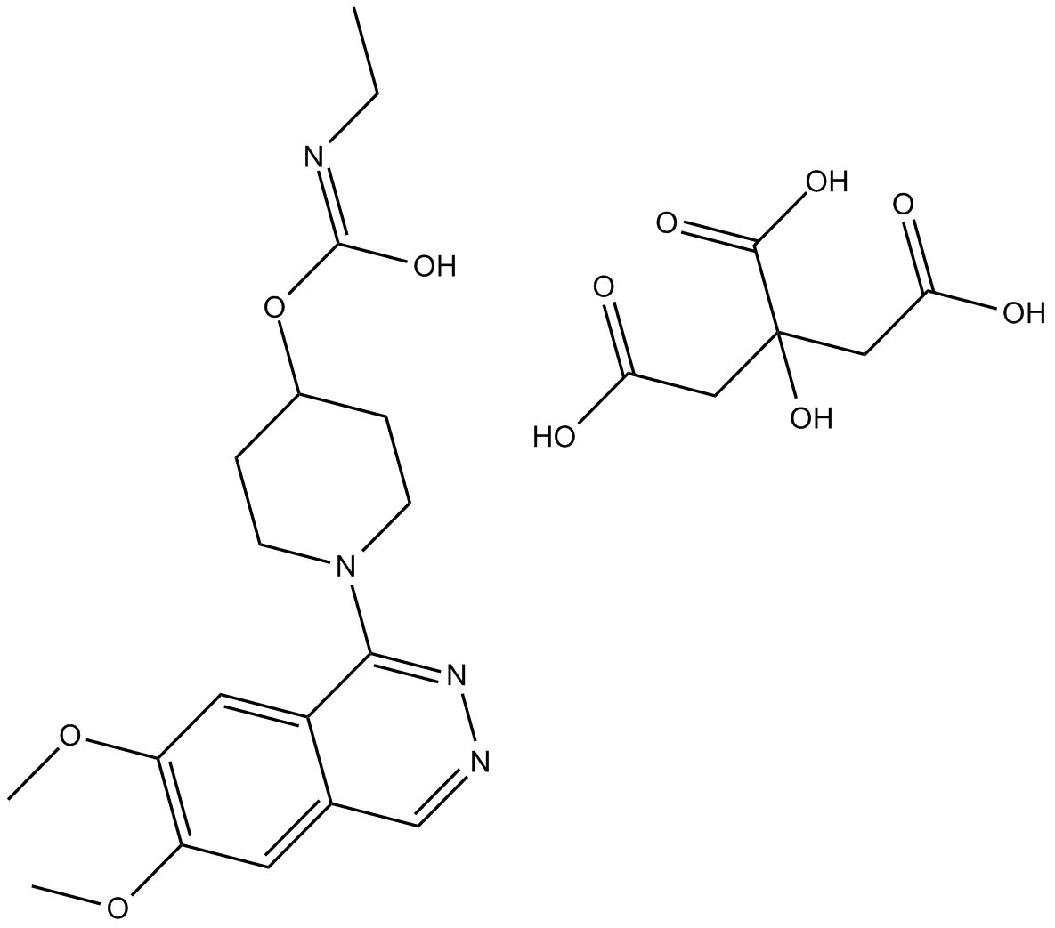 Carbazeran citrate