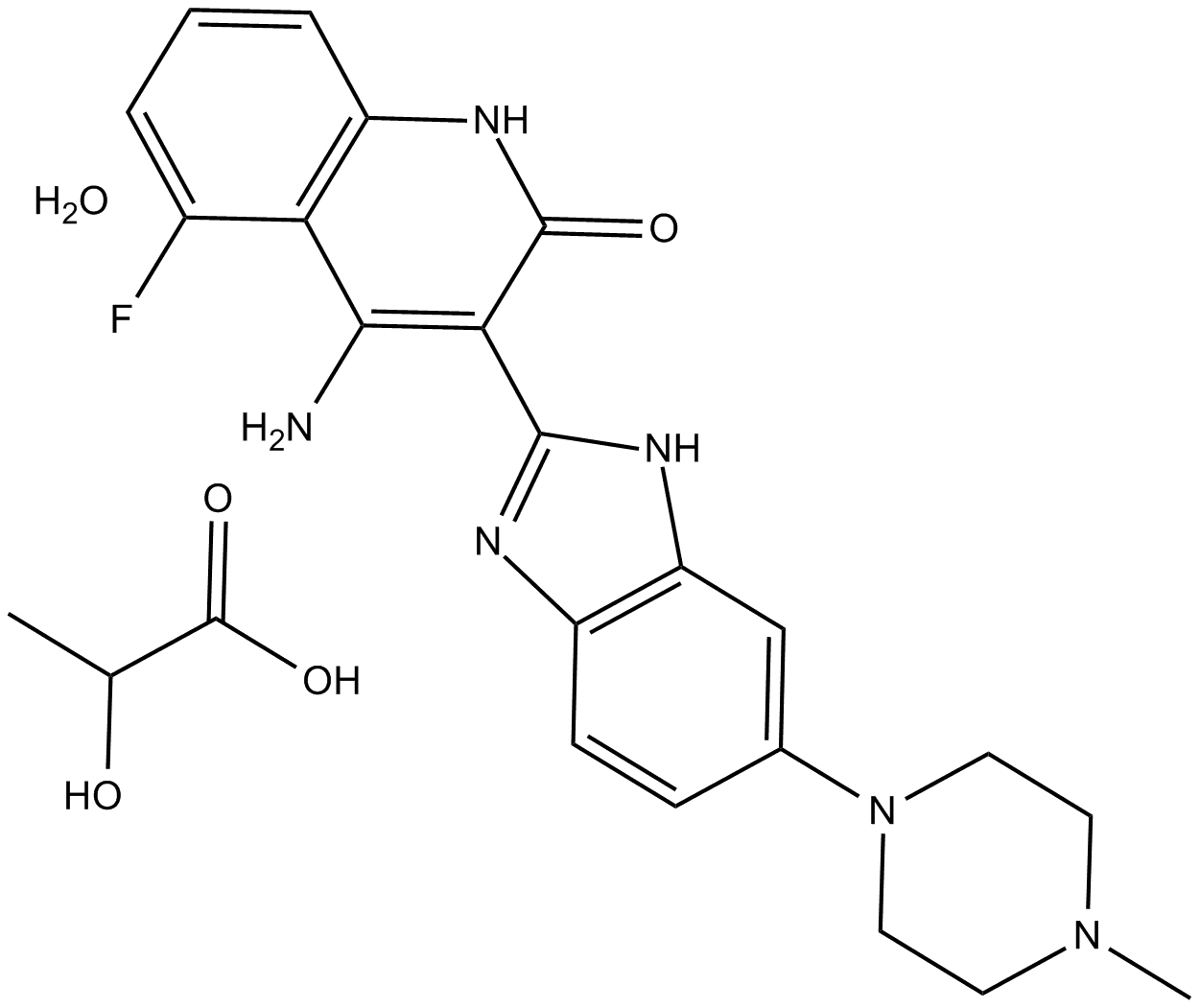 Dovitinib (TKI258) Lactate
