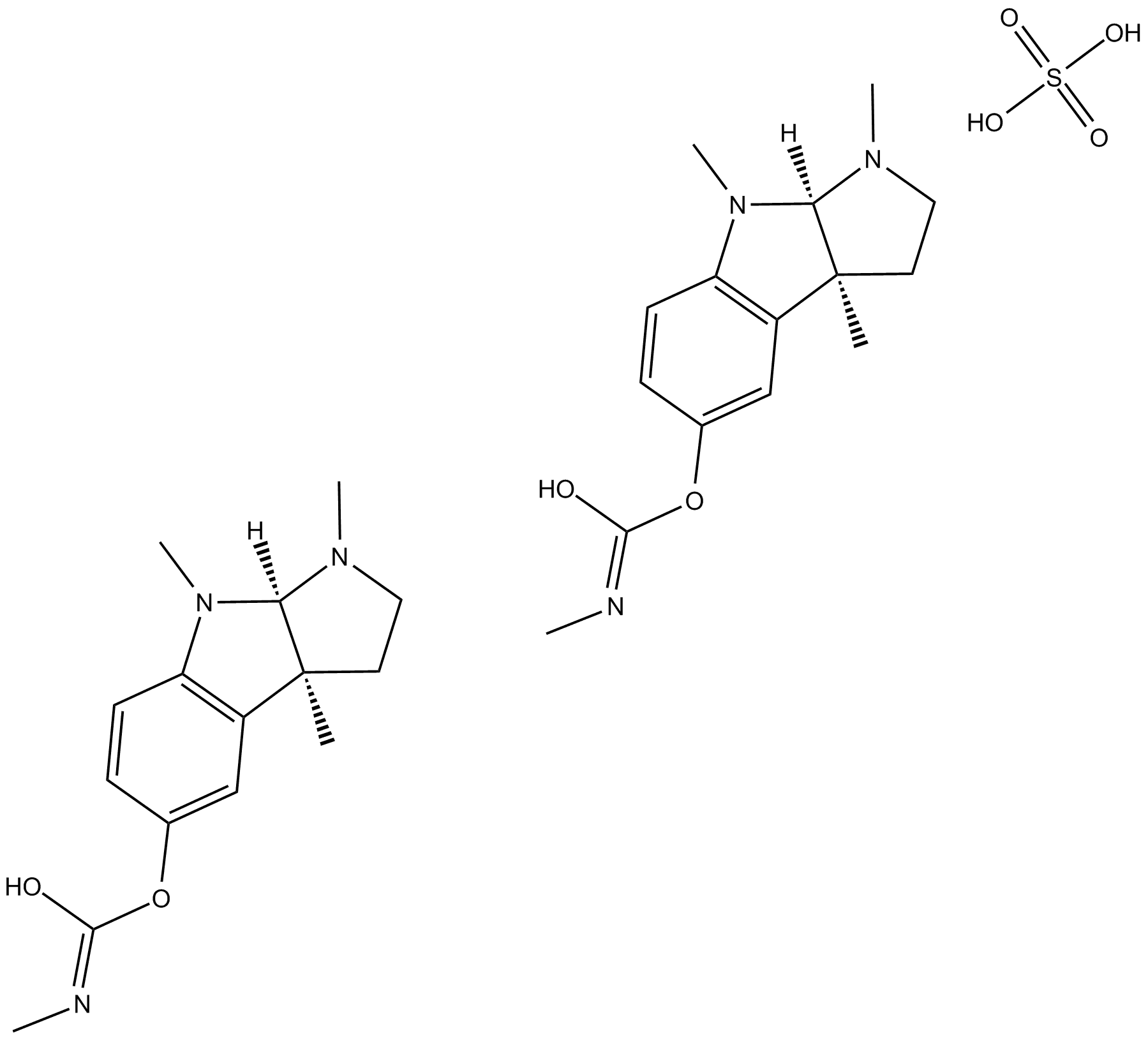 Physostigmine hemisulfate
