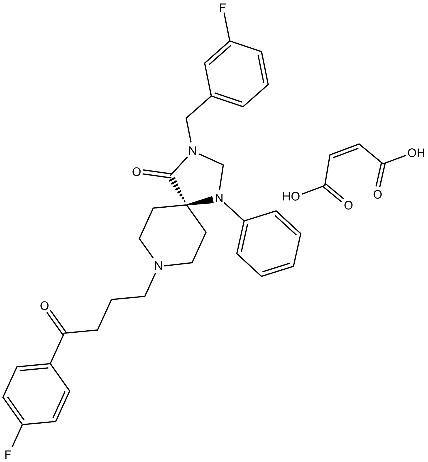 3'-Fluorobenzylspiperone maleate