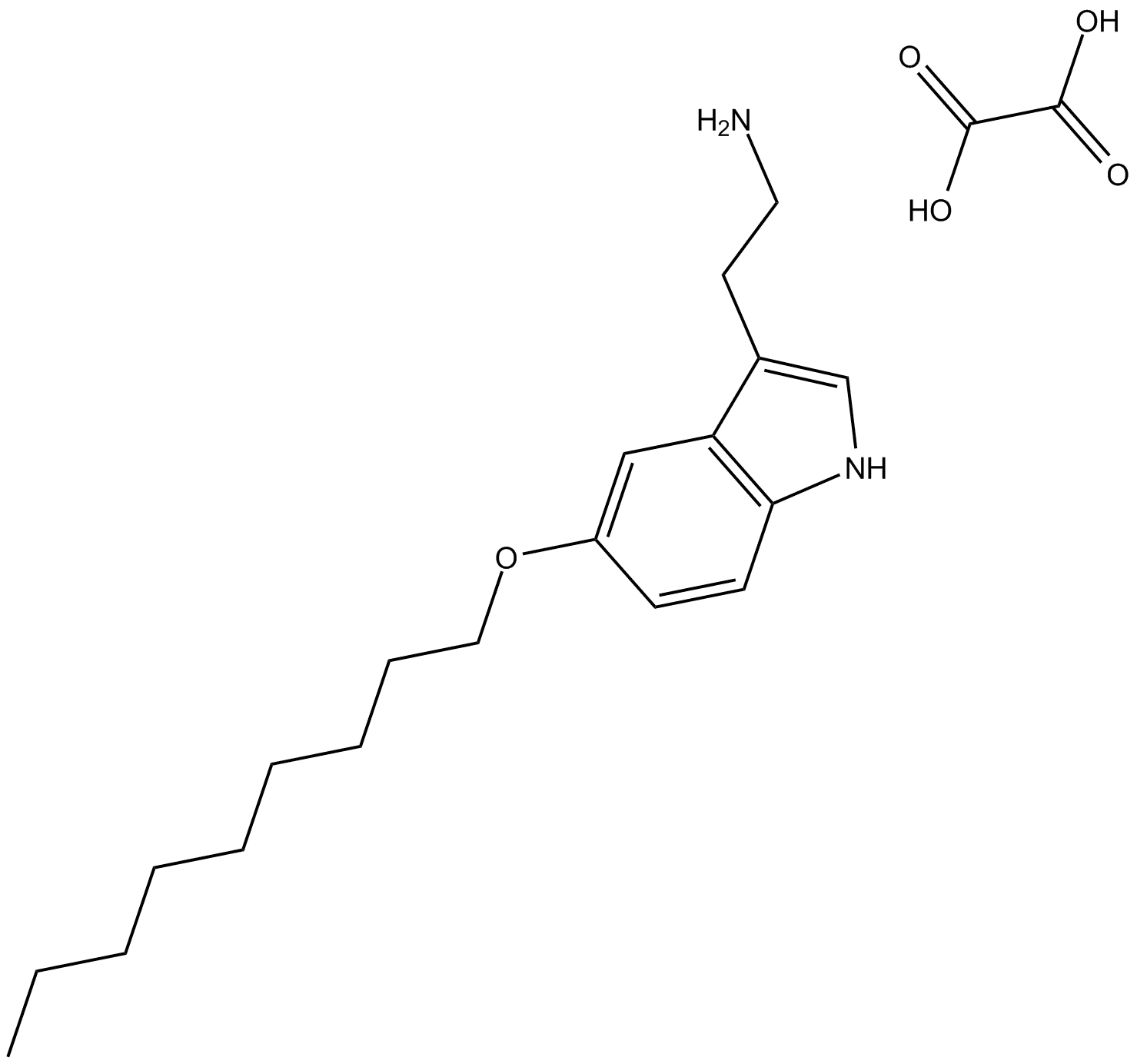 5-Nonyloxytryptamine oxalate