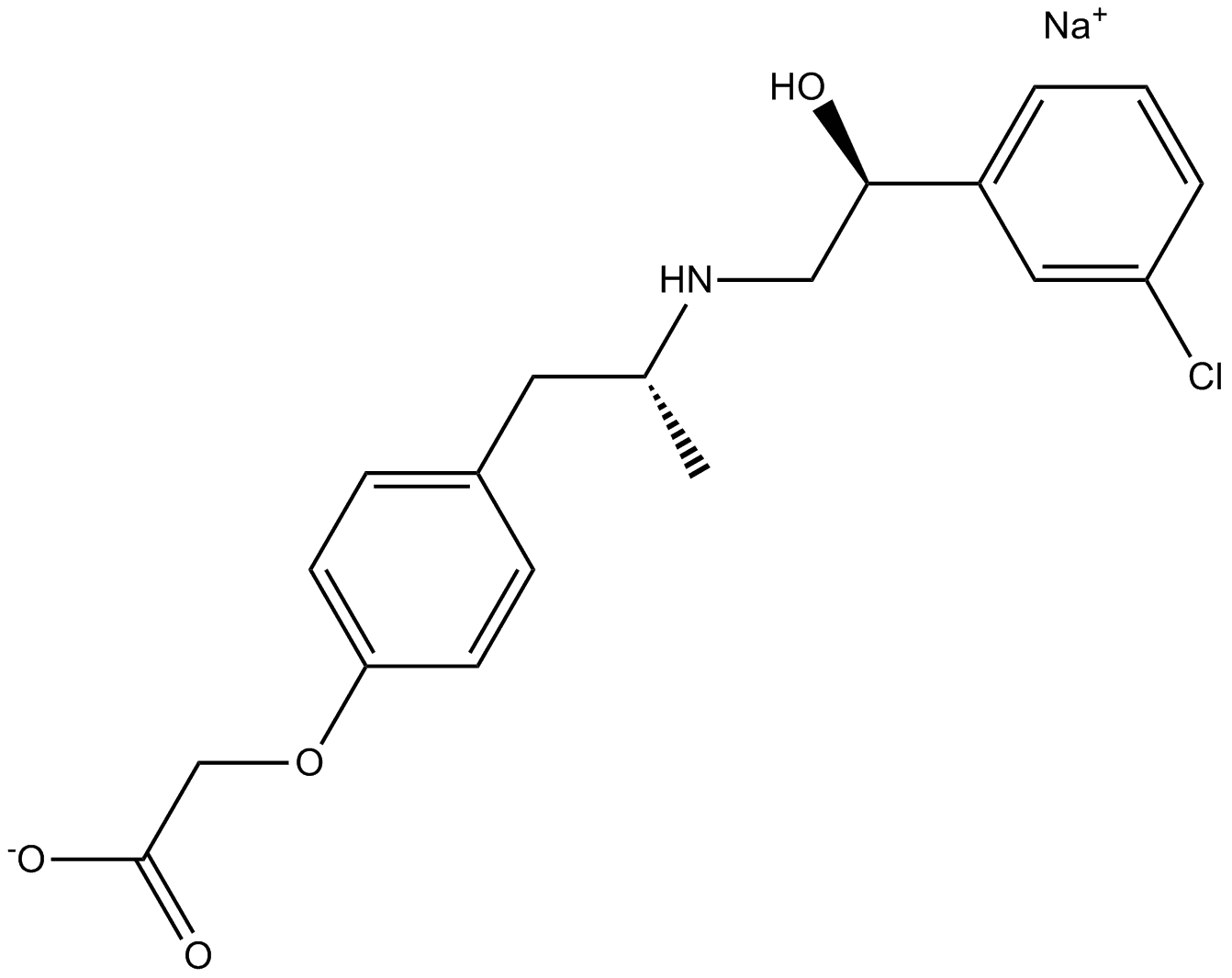 BRL 37344, sodium salt