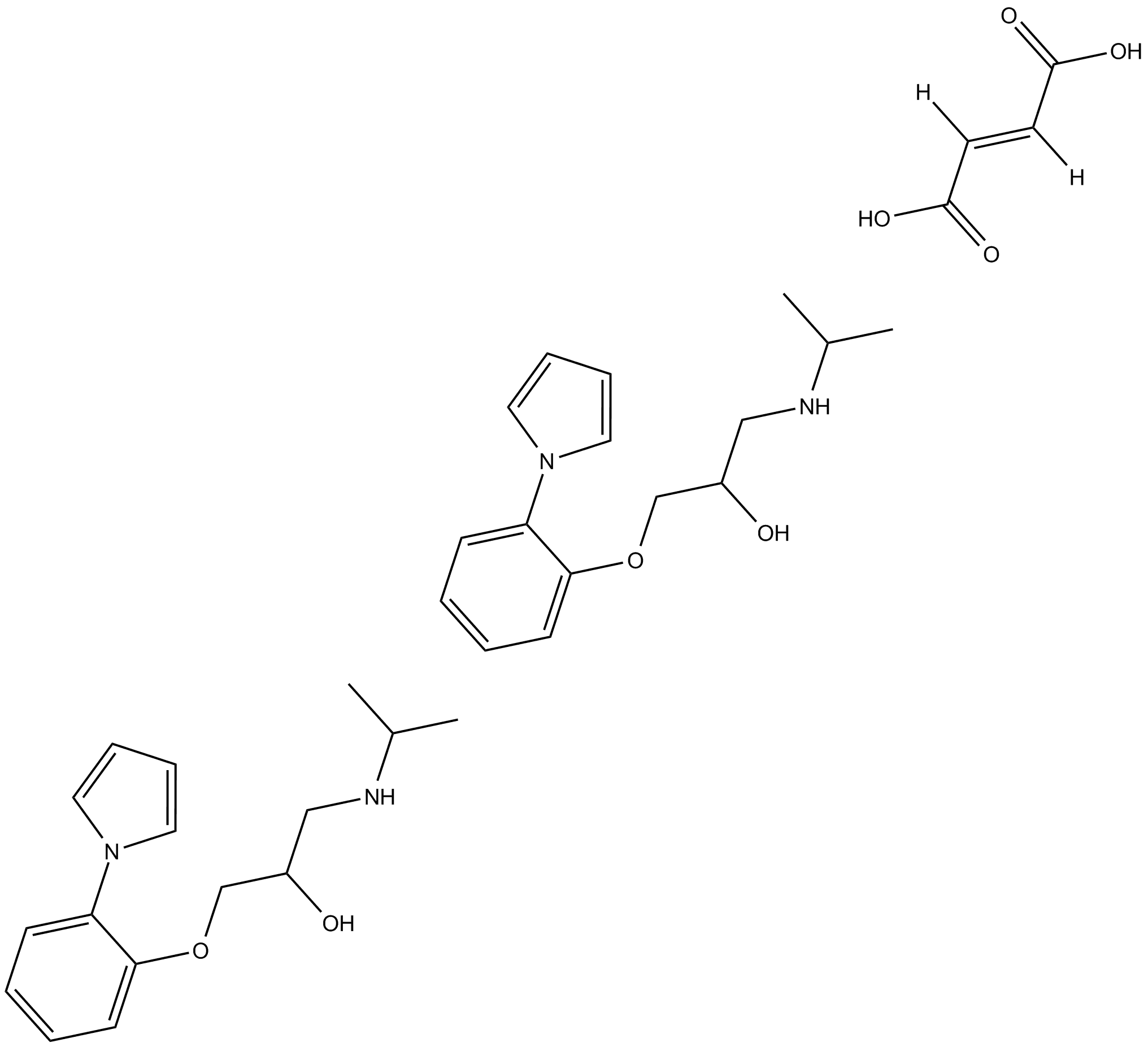 Isamoltane hemifumarate