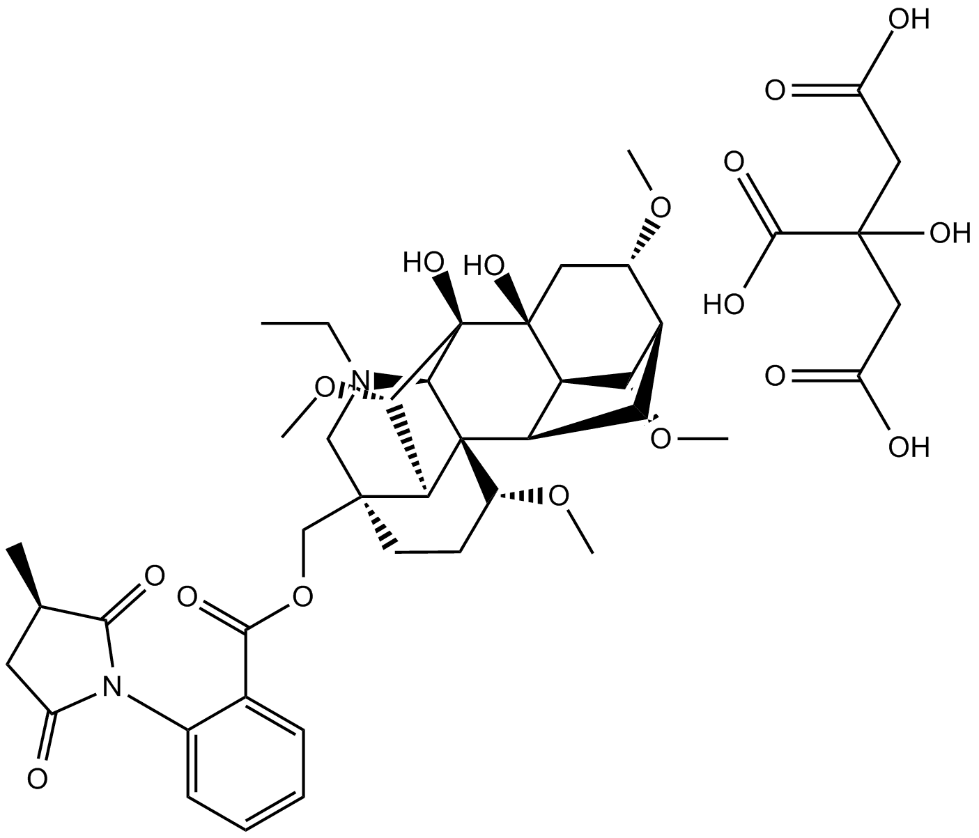 Methyllycaconitine citrate