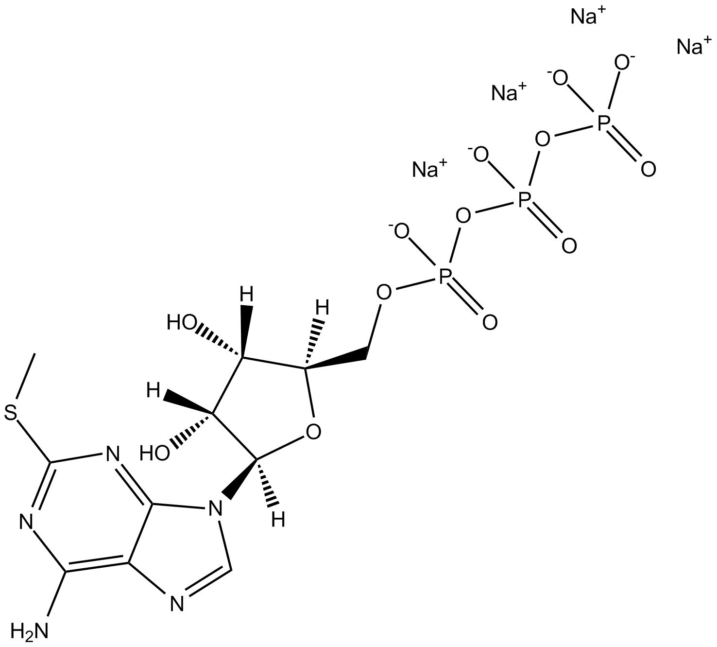 2-Methylthioadenosine triphosphate tetrasodium salt