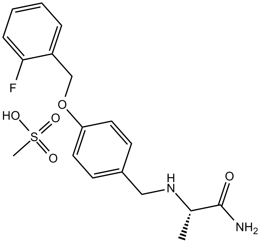 Ralfinamide mesylate