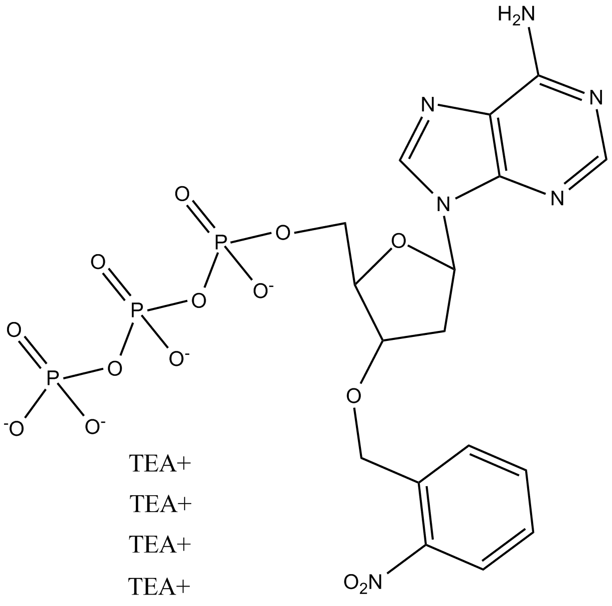 3'-O-(2-nitrobenzyl)-2'-dATP