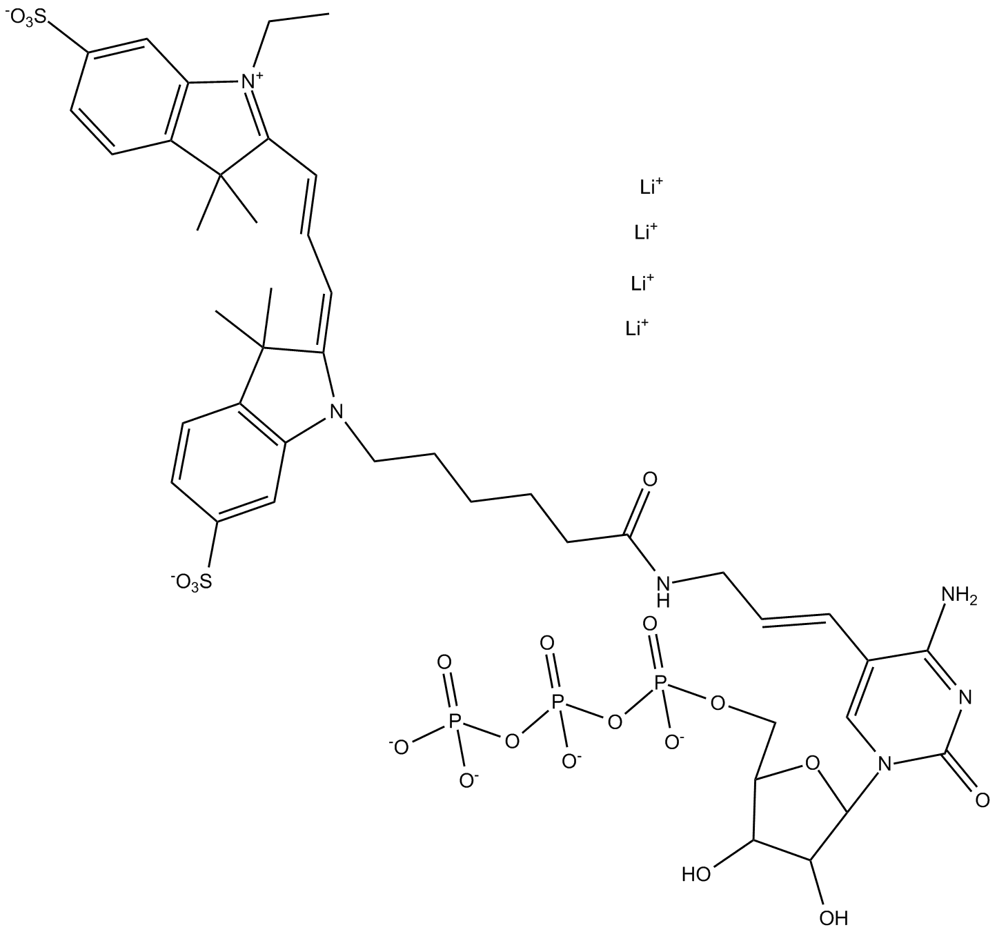 Cyanine 3-AA-CTP