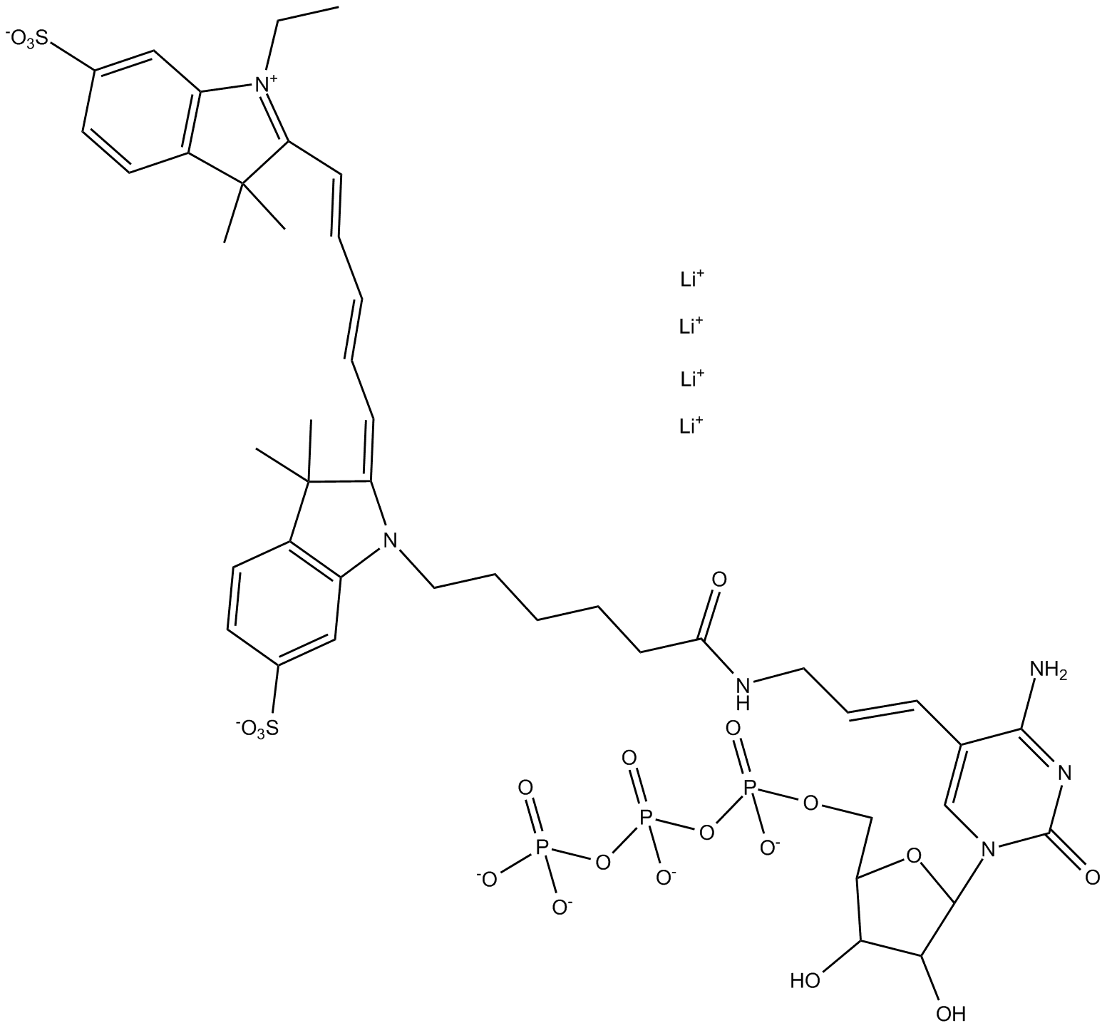 Cyanine 5-AA-CTP
