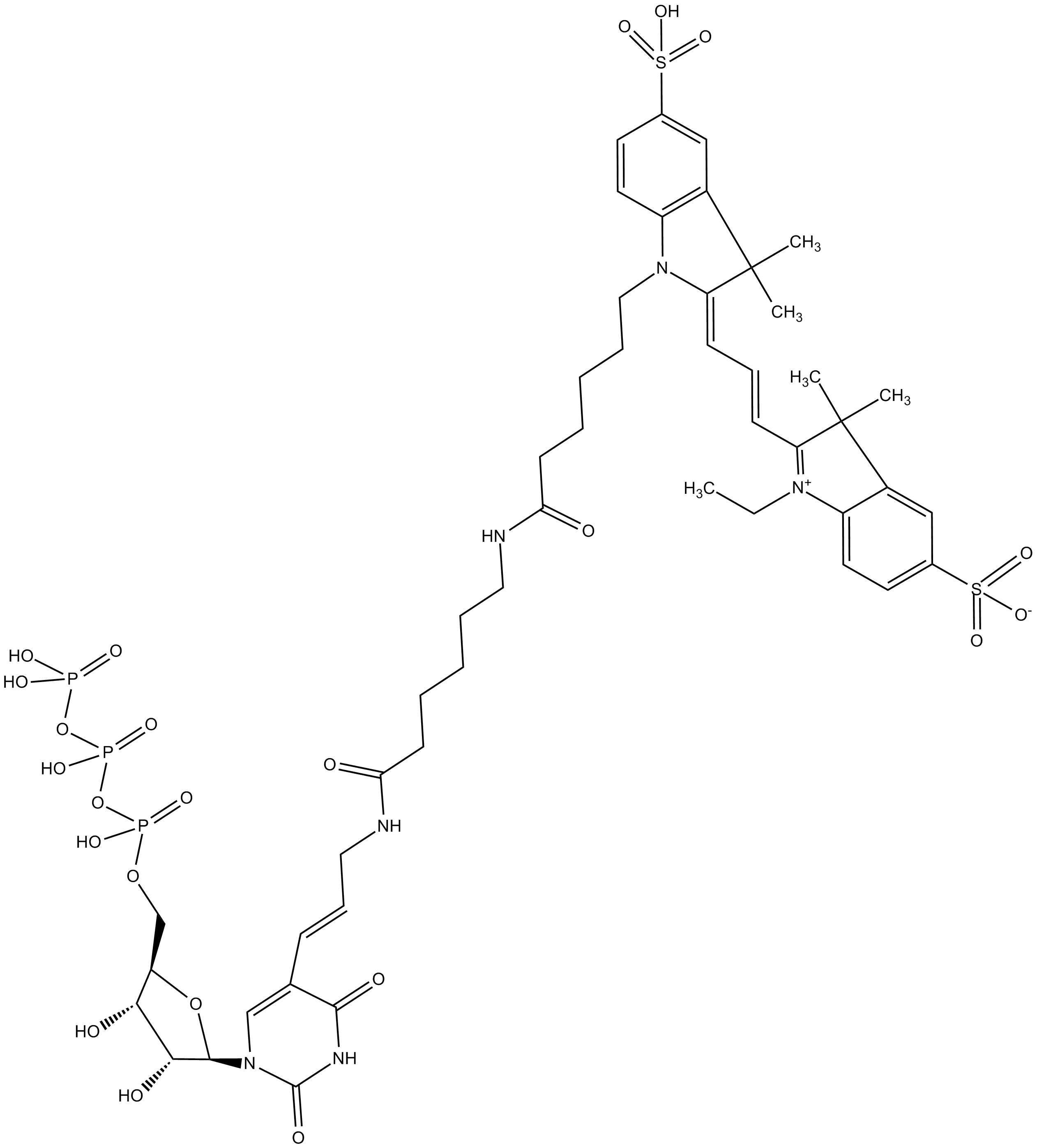 Aminoallyl-UTP-X - Cy3