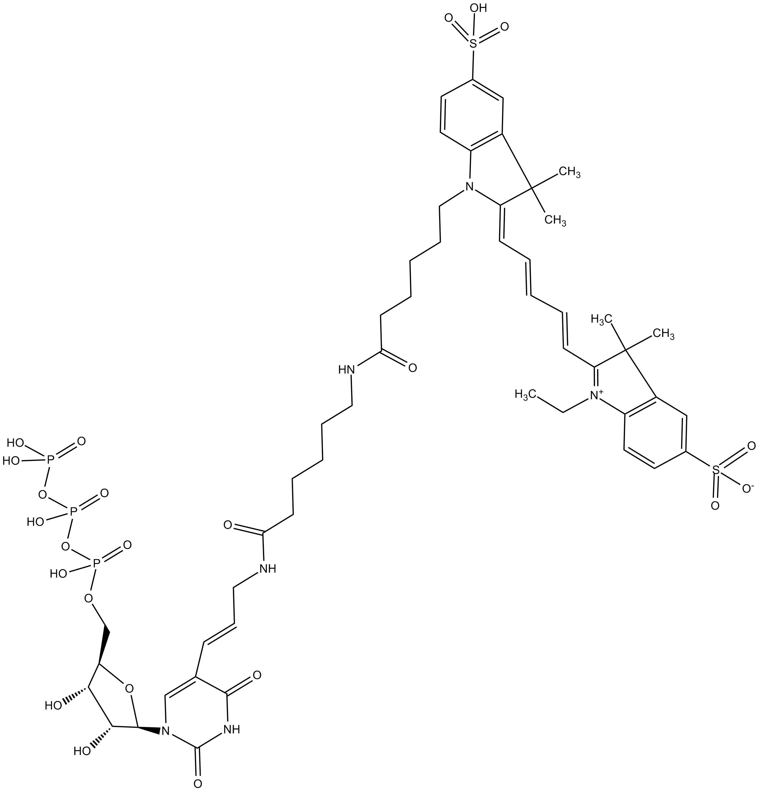 Aminoallyl-UTP-X - Cy5