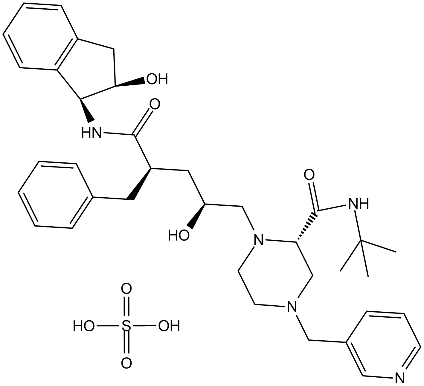 Indinavir sulfate