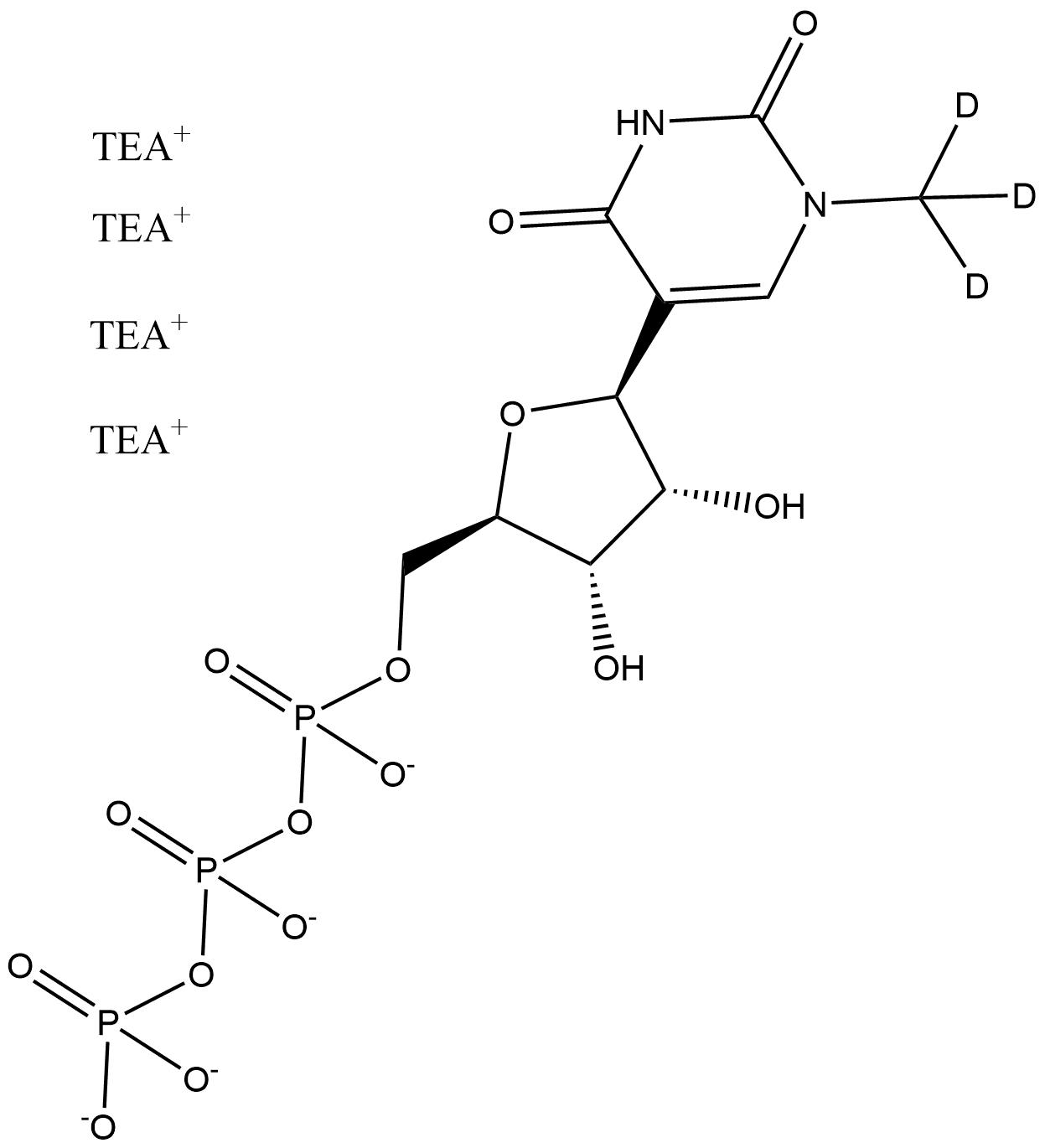 N1-Methylpseudo-UTP (D3)
