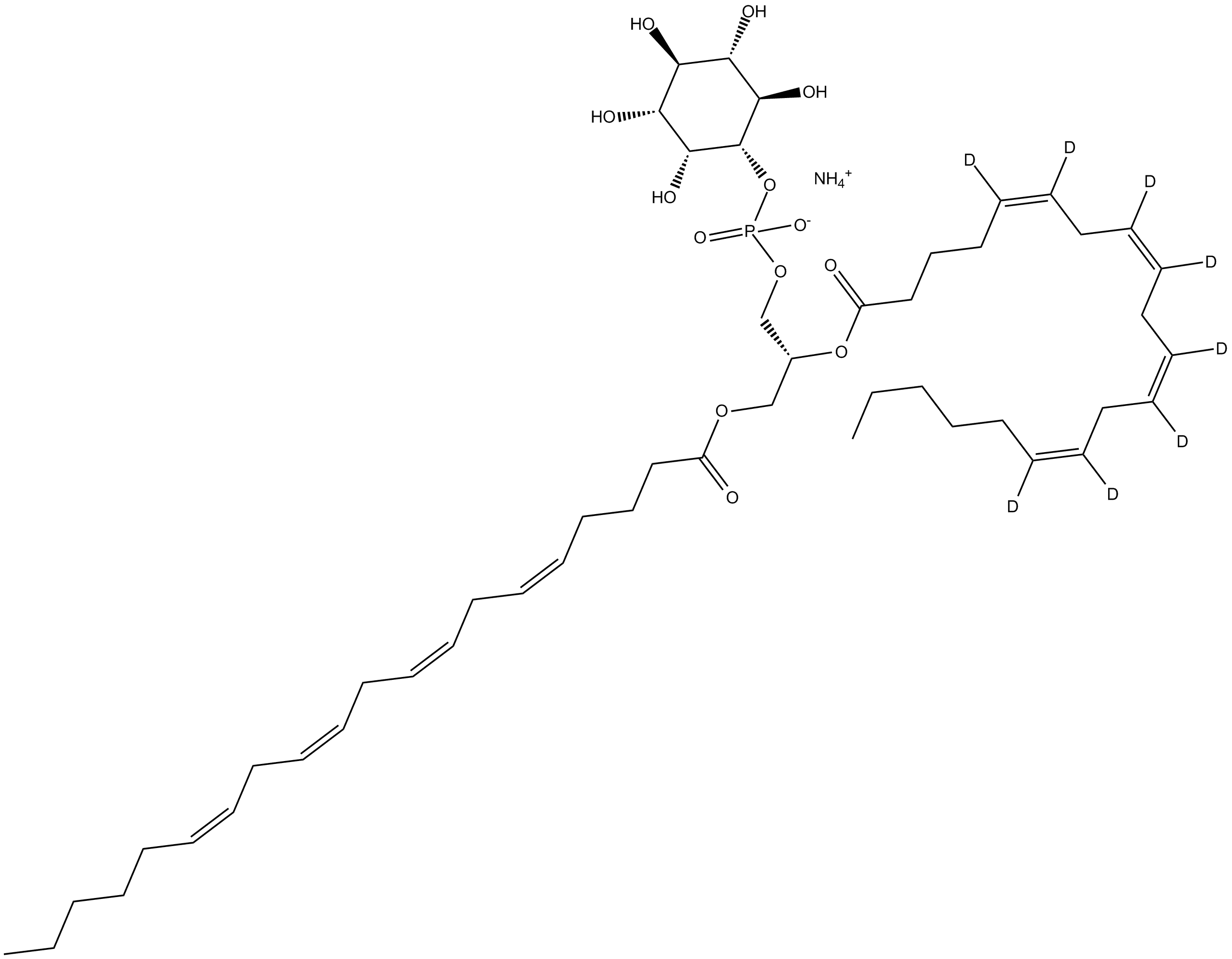 PtdIns-(1-arachidonoyl, 2-arachidonoyl-d8) (ammonium salt)