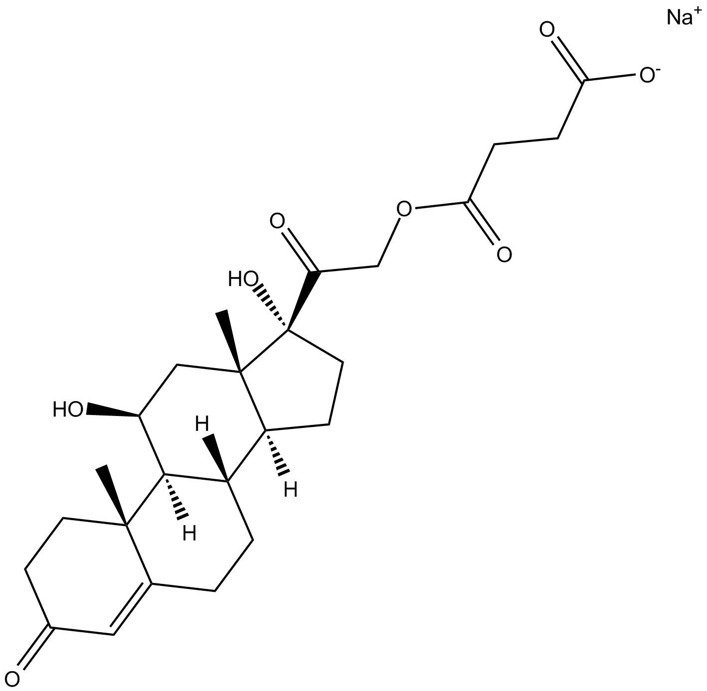 Hydrocortisone 21-hemisuccinate (sodium salt)