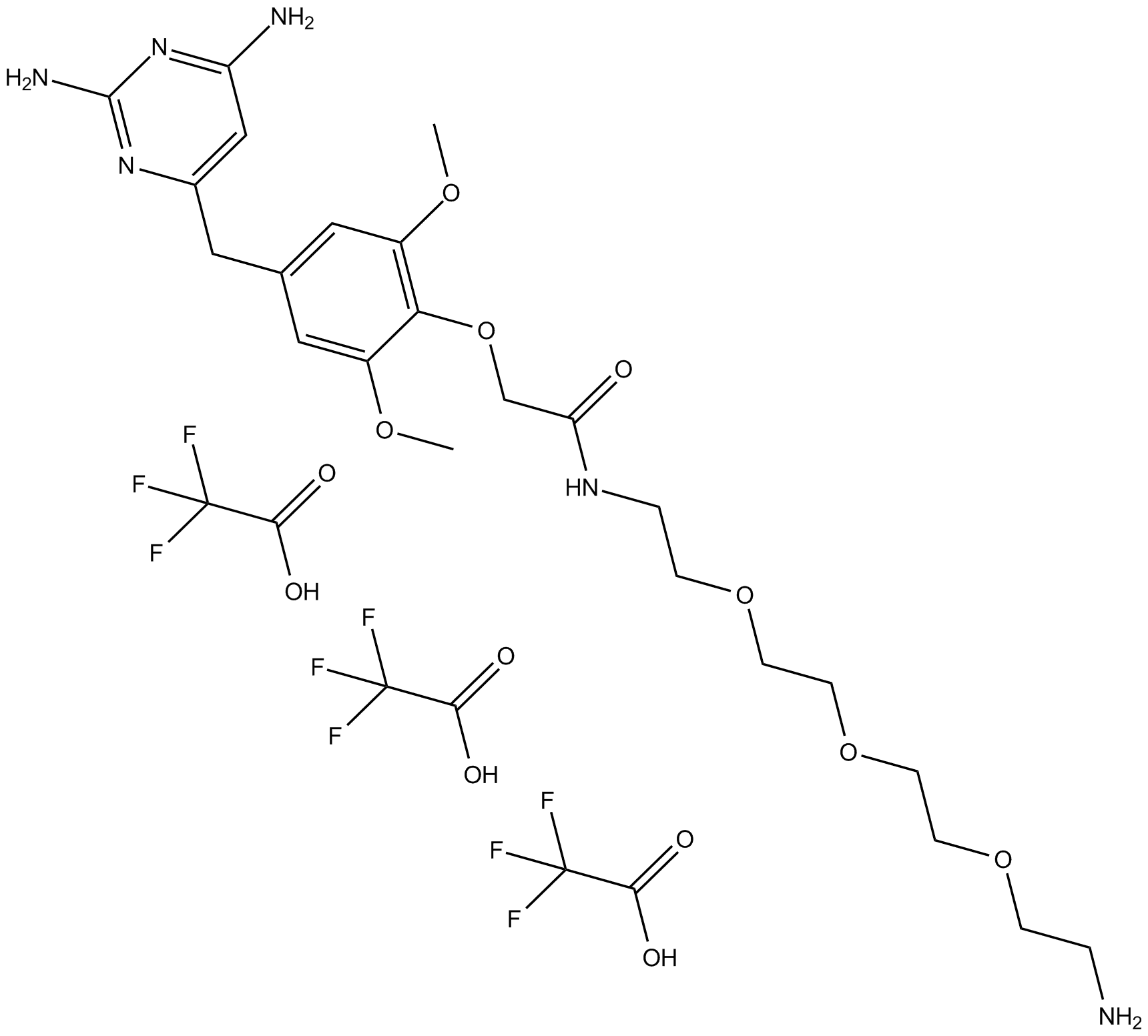 Trimethoprim-PEG-amine (trifluoroacetate salt)